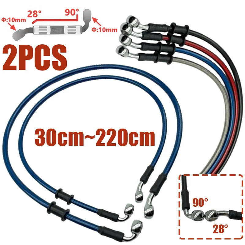 Braided Line - 2X 10mm 28-90 Graden Motorfiets Crossmotor