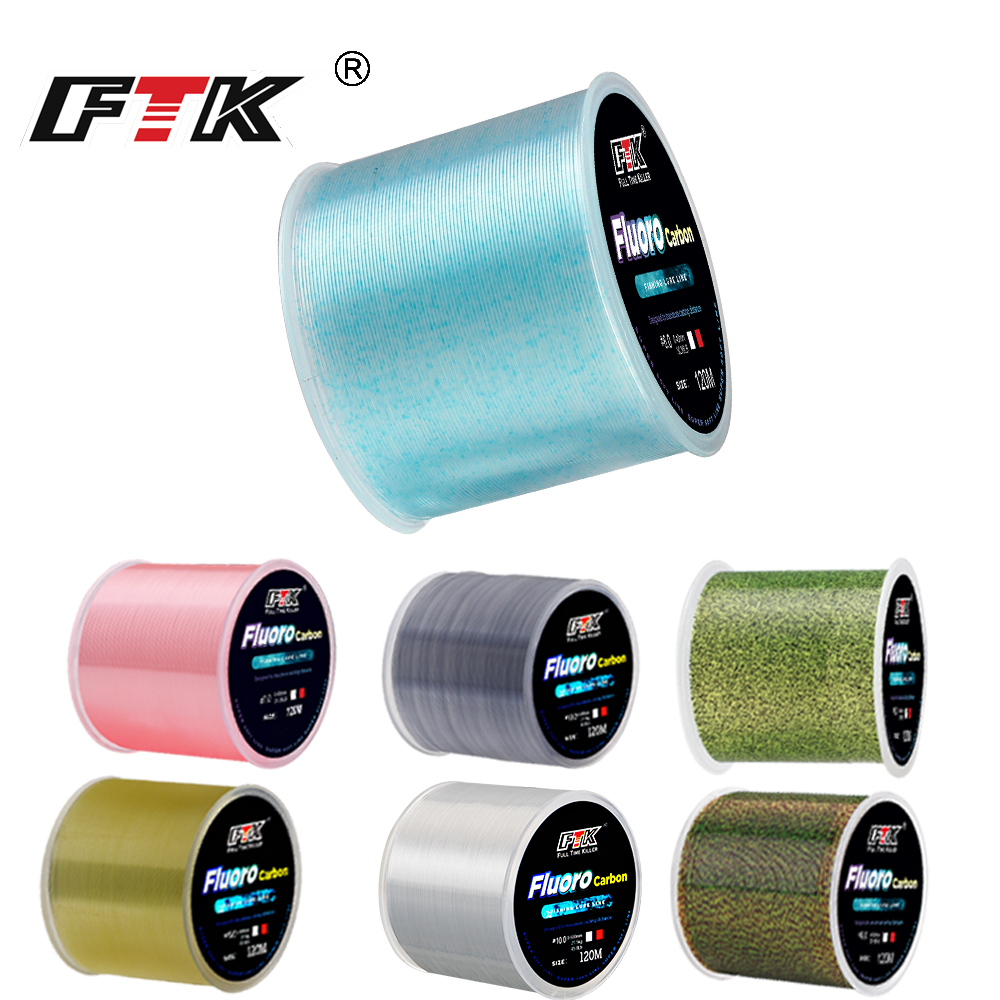 Fluorocarbon Line - FTK 120 m Onzichtbare Vislijn Speckle