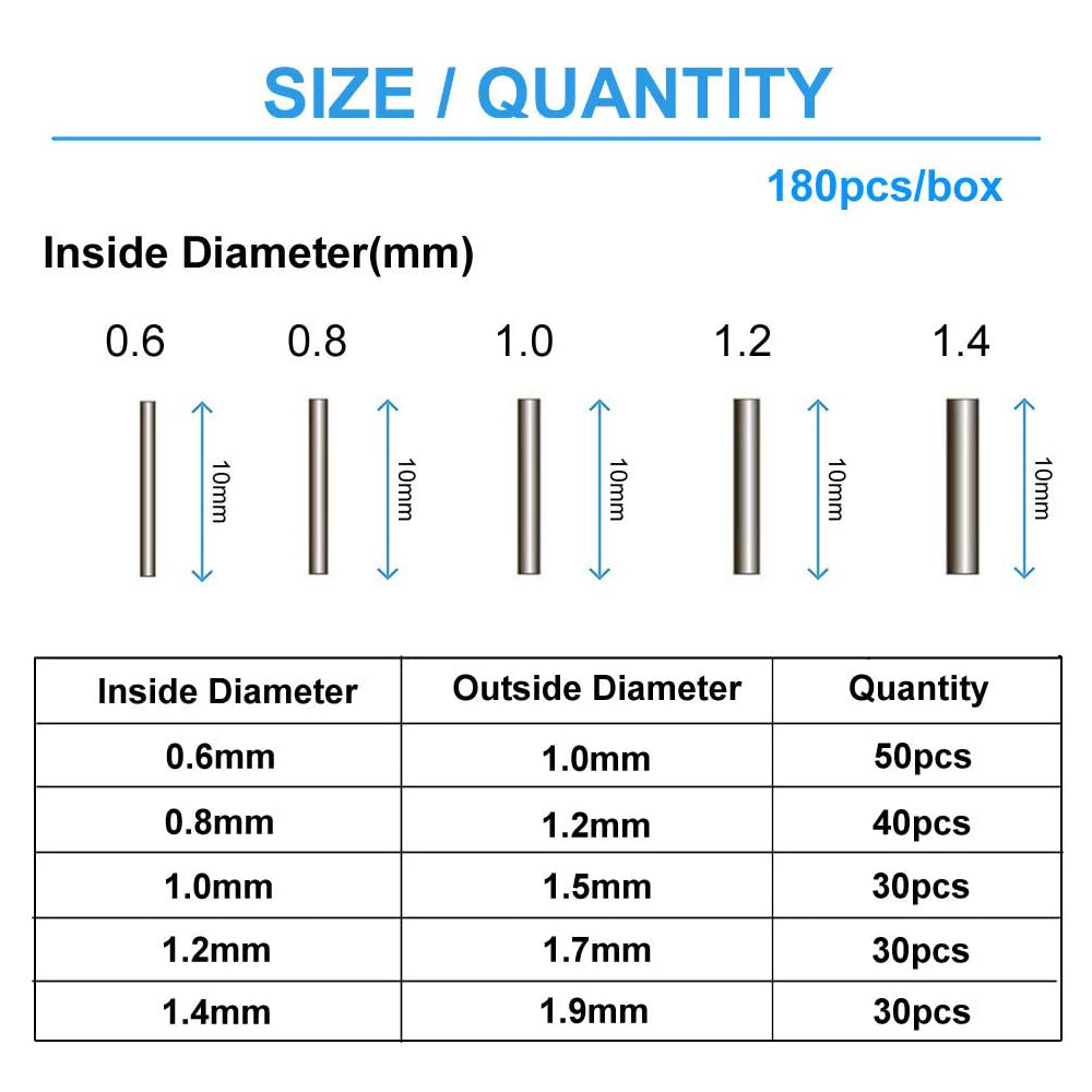 180 Stks/doos 0.6Mm-1.4Mm Kope - Fishing Line Box recensie en prijs