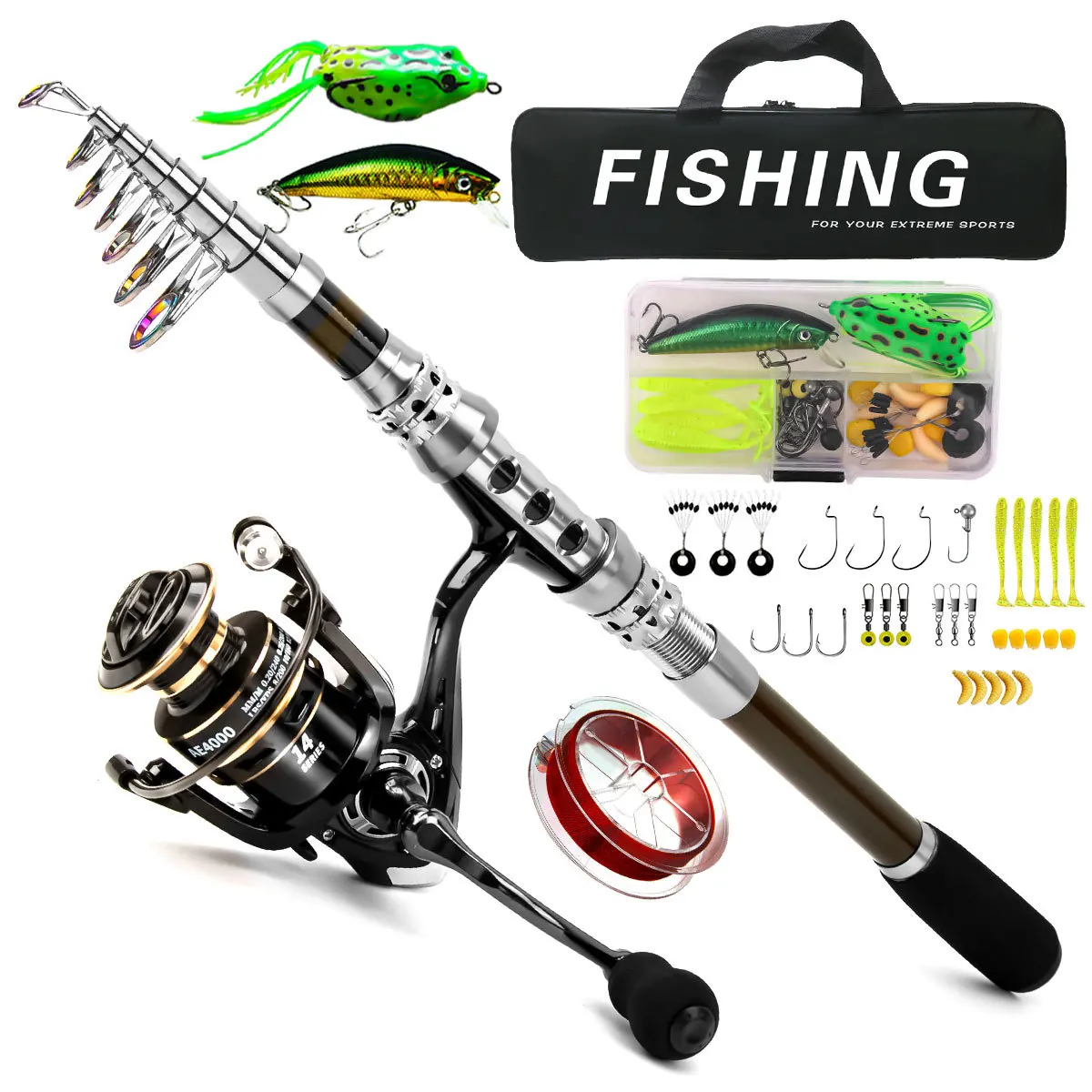 Carbon Luya hengelwielset Zeev - Freshwater Line recensie en prijs