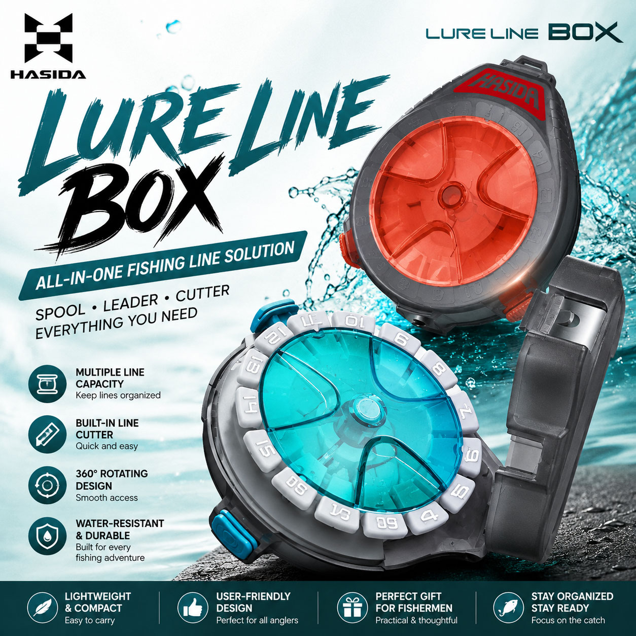 HASIDA Sub Line Box Visuitrust - Fishing Line Box recensie en prijs