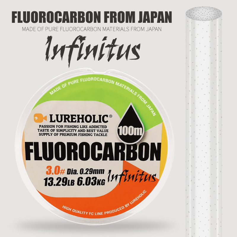 Lureholic Infinity Utra Zachte - Fluorocarbon Line recensie en prijs